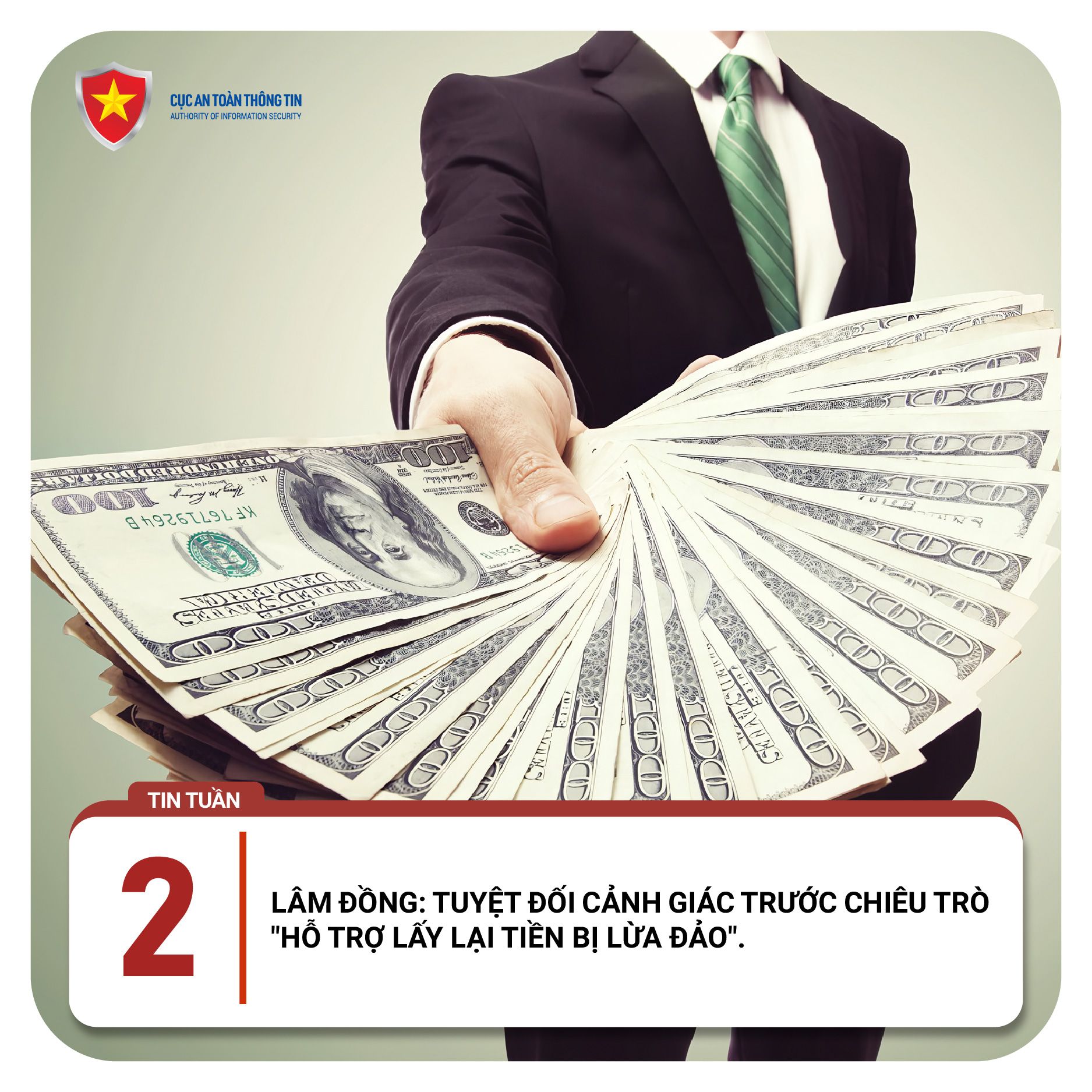 Tuyệt đối cảnh giác trước chiêu trò "Hỗ trợ lấy lại tiền bị lừa đảo"